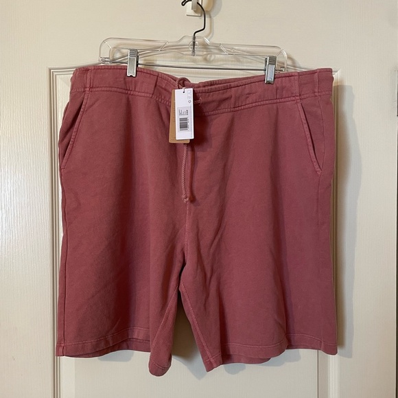 Outerknown California Series Organic Cotton Sweat Shorts VTK Pink Men's Size XL - Picture 1 of 9